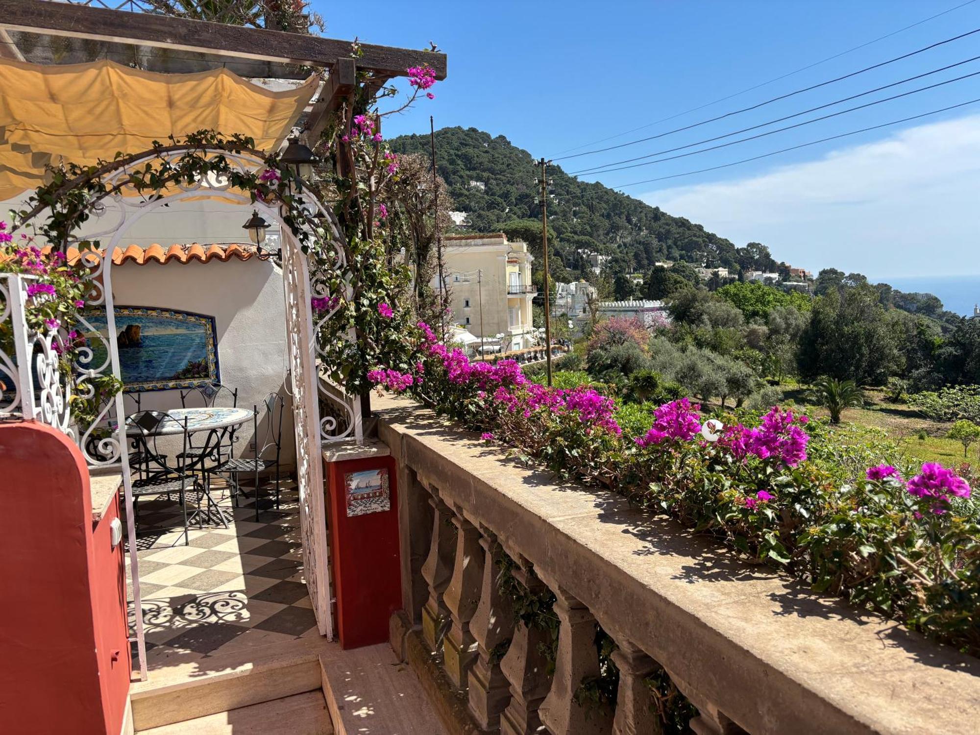 Luxury House In Villa Pompeiana Via Camerelle Con Terrazza Vista Mare Capri Extérieur photo