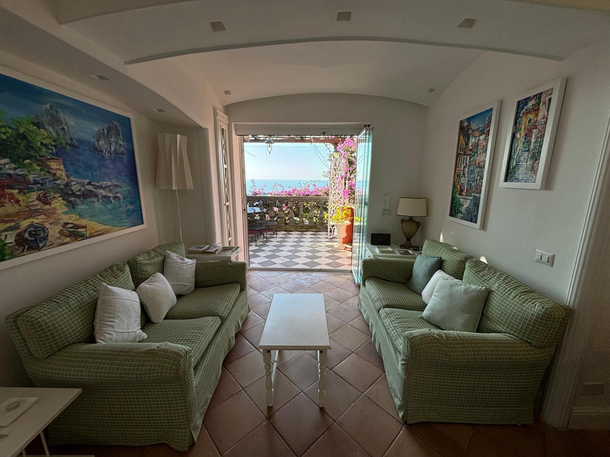 Luxury House In Villa Pompeiana Via Camerelle Con Terrazza Vista Mare Capri Extérieur photo